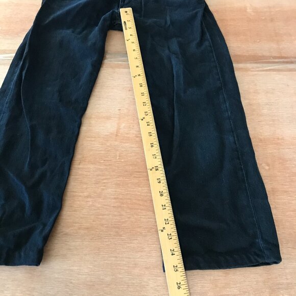 Rag & Bone RB15x Tailored Workwear Jeans Men 31x25 Black Mid Rise Button Fly - Picture 6 of 12